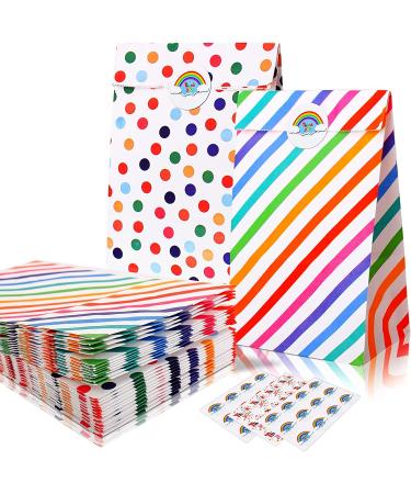 Party Favor Bags Paper Party Bags Small Paper Bags Birthday Party Bags for Kids Party Gift Bags Small Kraft Paper Loot Bags Sweet Bags Goodie Bags Candy Bags Treat Bags Wrapped Bags Gift Wrap Bags Wedding Favor Bags Kids Party Bags for Birthday Wedding Pa