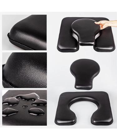 Thick Sponge Padded Commode Chair Cushion with Waterproof Cover - Universal Fit for Elderly and Handicapped - Buy Online on GoSupps.com