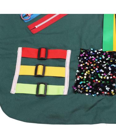 Generic Alzheimer Activity Apron Relaxation Anxiety Relieving Dementia Apron Cotton Calming Safety for Memory Loss - Buy Online on GoSupps.com