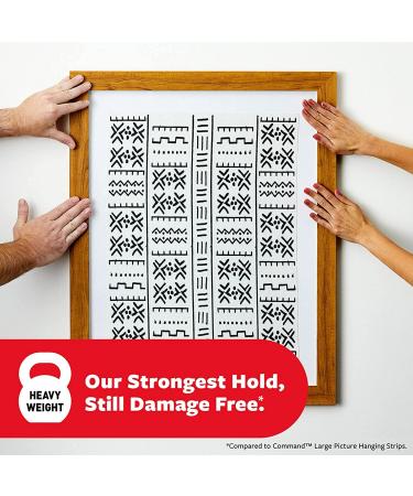 Command 20 lb XL Heavyweight Picture Hanging Strips - 10 Black Adhesive Strip Pairs for Damage-Free, Heavy-Duty Wall Hanging in Living Spaces - Buy Online on GoSupps.com