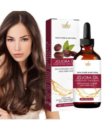 Regrow Hair Oil - Scalp Oil Hair Growth Jojoba Oil Anti-frizz Hair Density Oil For Hair Growth | Natural Hair Regrowth Oil With Wild Hair Growth Oil 30ml For Women & Men