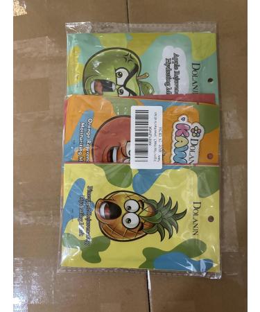 Sheet Mask 7 pc Fruit Extract Masks Organic Face Mask Pineapple Face Mask Moisturizing Facial Mask Face Facial Mask Collagen Face Mask Hydrating Improve dullness & Brighten Women/Men for All Skin - Buy Online on GoSupps.com
