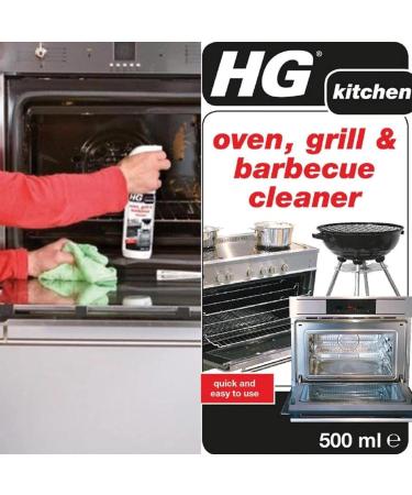 Marigold & HG Cleaner 500ml Bundle Oven Grill&BBQ Cleaner Spray Glass & Mirror Cleaner and Mould Spray with Gloves (M) Powerful Cleaning Solution for a Sparkling Home - Buy Online on GoSupps.com