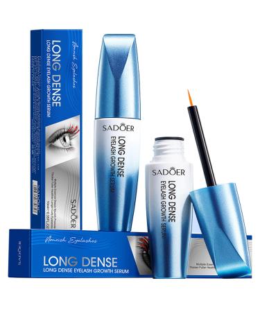 SDSM Eyelash serum 10 ml without hormones eyelash care for eyelashes fast growth eyebrow enhancer for voluminous eyelashes and natural density eyebrows