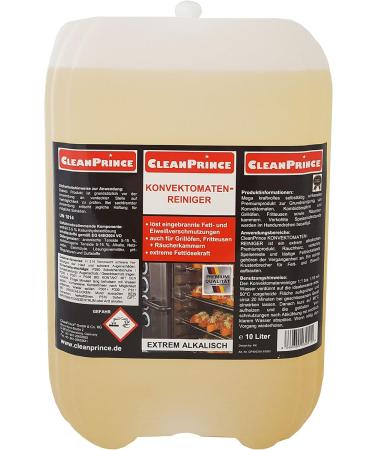 Buy 10 Liters of CleanPrince Convectomat Cleaner - Effective Fat & Oil Removal for Commercial Kitchens - International Shipping Available - Buy Online on GoSupps.com