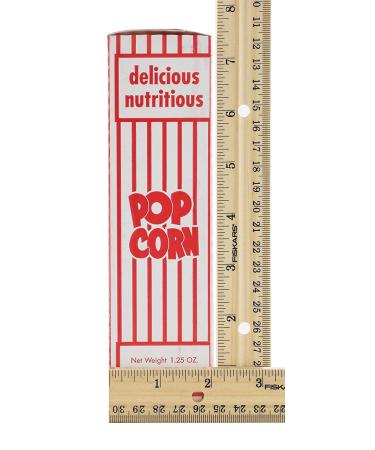 Snappy Popcorn 3-E Red & White Close Top Popcorn Boxes 1.25 Oz - 100 Count | Pack of 1 - Buy Online on GoSupps.com