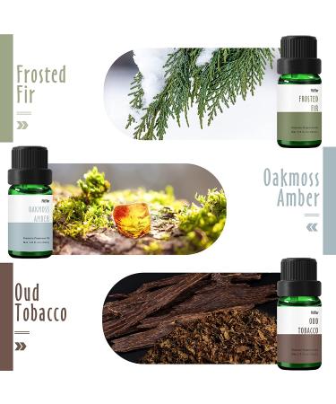 MitFlor Woodland Scented Oil Set - Aromatherapy Essential Oils for Soap, Candles & Car Diffuser - Pine, Cedarwood, Frosted Fir & More - Buy Online on GoSupps.com