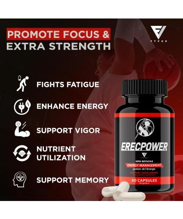(2 Pack) Erec Power Capsules ErecPower Maximum Strength Male Energy Performance Support Supplement Erec Power High Performance pour les capsules de suppl ment masculin du Canada (120 Capsules) - Buy Online on GoSupps.com