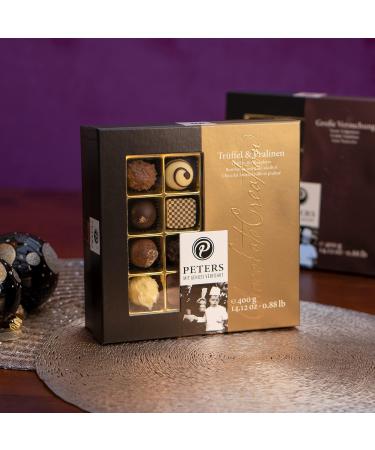 Indulge in Peters Seduced with Pleasure Truffle & Chocolate Gift Box | 400g Pralines with Alcohol | Premium German Delights - Buy Online on GoSupps.com