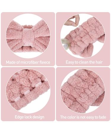 WILLBOND 6 Pack Microfiber Bowtie Headbands for Women - Adjustable Hair Band for Spa, Yoga, Sports, and Shower - Pink Blue White Grey Camel Cyan - Buy Online on GoSupps.com