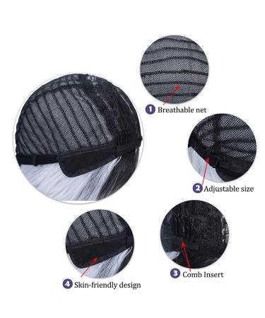 30 Long Wavy Middle Part Synthetic Wig | Dark Roots Grey Body Wave Hair | Heat Resistant for Daily Party & Cosplay | Natural Look | 30 Inch (1 Pack) - 1B/Grey - Buy Online on GoSupps.com