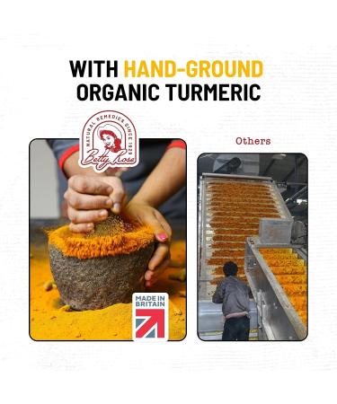 Betty Rose's Turmeric & Aztec Clay Face Mask - Organic Brightening Treatment for Acne & Dark Spots - Buy Online on GoSupps.com