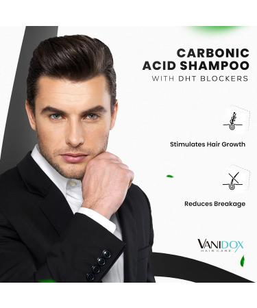 Carbonic Acid Shampoo for Men and Women with DHT Blockers - Made in USA - Stimulates Hair Growth, Scalp Exfoliator, Sulfate Free Shampoo with Biotin and Tea Tree Oil (16 Fl Oz) - Buy Online on GoSupps.com