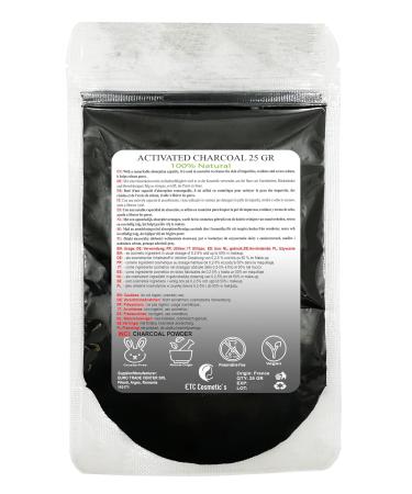 Activated Carbon Powder 25/50g for Masks Peels Soaps & Makeup | Premium Quality - Buy Online on GoSupps.com