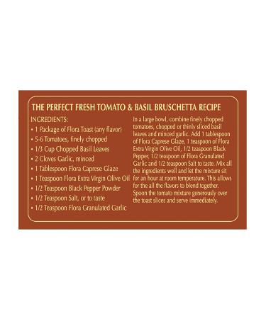 Flora Foods Italian Whole Wheat Hard Toast - 36 Count - Buy Online on GoSupps.com
