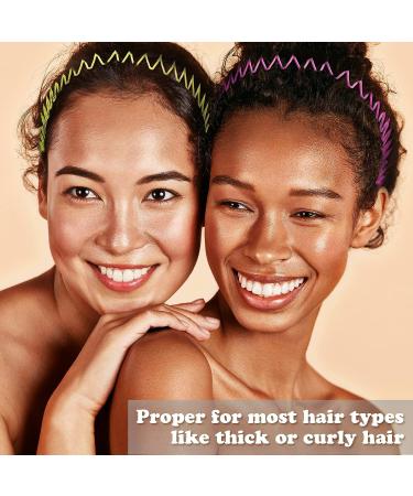 9-Piece Full Circular Stretch Comb Set - Flexible Plastic Hairband Holder for Women & Girls (Multicolor) - Buy Online on GoSupps.com