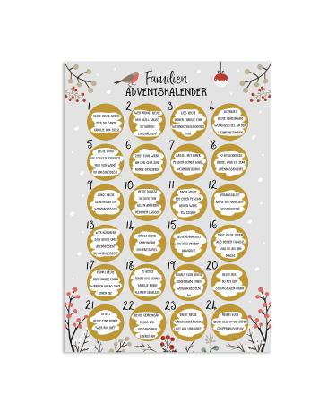 Nastami Advent Calendar to scratch Advent Calendar A3 Christmas Calendar Scratch Advent Calendar (Family)
