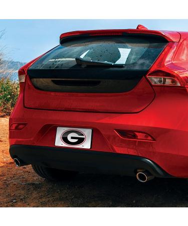 NCAA Florida Gators vs Georgia Bulldogs Laser Inlaid Metal License Plate Tag- Silver Finish - Buy Online on GoSupps.com