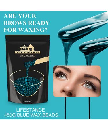 Lifestance 1lb Hard Wax Beads for Brazilian Bikini Wax | Hair Removal for Face, Body, Legs | Pearl Wax Beads for Wax Warmers - Green (10 Applicators Included) - Buy Online on GoSupps.com