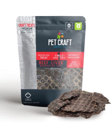 Pet Craft Supply Pure Natural Dried Dog Treats - Salmon Dog Treats - Liver Treats - Training Treats Great for Puppies - Grain Free