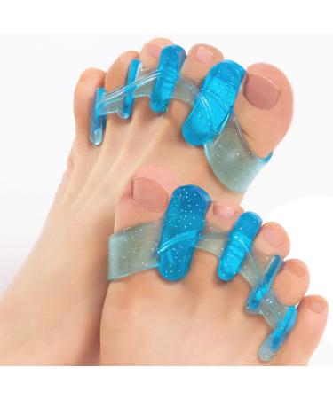 DR. JK- ToePal Gel Toe Separator  Narrow  1 Pair  Toe Spacers  Toe Straightener  Hammer Toe Straightener  Toe Spreader  Toe Stretcher  Toe Corrector for Women and Men  Bunion Corrector