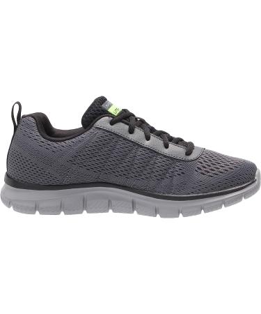 Skechers Men's Charcoal/Black Sports Shoes Size 10 | Lightweight Sneakers - Buy Online on GoSupps.com