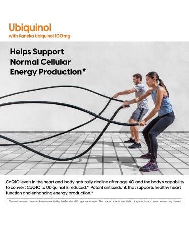 Buy Doctor's Best Ubiquinol 100 mg - 60 Softgels | Premium CoQ10 Supplement - Buy Online on GoSupps.com