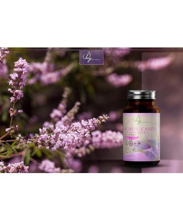 Hn Monk Pepper Capsules - High-Dose 30mg Agnus Castus | 180 Gluten-Free & Allergen-Free | Made in Great Britain - Buy Online on GoSupps.com