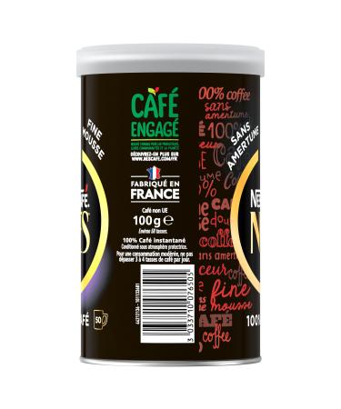 Nescaf NES Caf Soluble Bo te de 100g - Lot de 4 Bo tes NES 4 x 100 g
