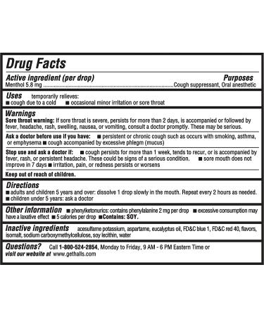 HALLS Relief Mountain Menthol Sugar Free Cough Drops - Economy Pack of 12 Bags (840 Drops) - Buy Online on GoSupps.com