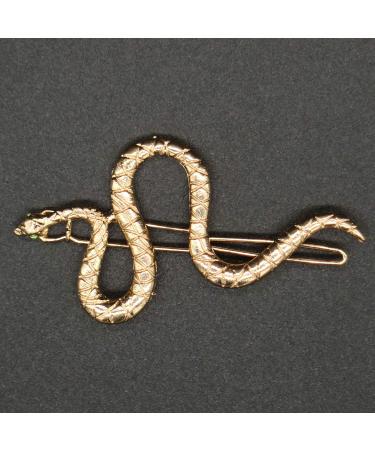 6 Pcs Vintage Snake Hair Clips Metal Hair Pins for Women/Girls, Golden/Ancient Gold - Buy Online on GoSupps.com