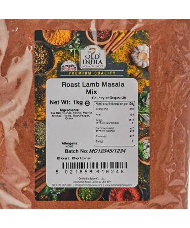 Old India Roast Lamb Masala Mix 1kg 1 kg - Buy Online on GoSupps.com
