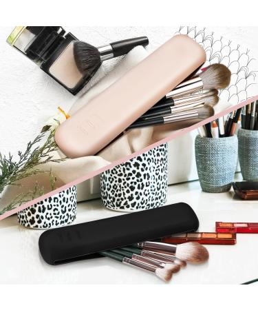 Set of 6 Make-Up Tool Storage Bag Travel Cosmetic Bag Trendy Makeup Brush Holder Silicone Makeup Box Container for Cosmetic Travel Suite As Shown M - Buy Online on GoSupps.com