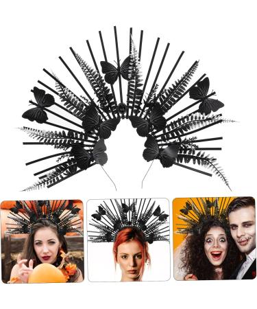 Didiseaon Gothic Dark Retro Butterfly Halloween Hair Accessories Headband (black) Hair Ornaments for Women Butterflies Decor Halloween Party Accessory Evening Party Accessory - Buy Online on GoSupps.com