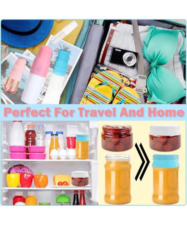 Zeuket's 10-Piece Silicone Bottle Cover Set | Leak-Proof Travel Accessories for Shampoo & Shower Gel | Reusable Elastic Sleeves for Toiletries - Buy Online on GoSupps.com
