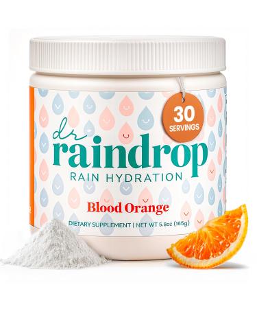 Electrolytes Powder Blood Orange Flavor- No Added Sugar Hydration Drink Mix- GMO Free with Potassium Citrate- Sports Hydration Blood Orange 5.8 Ounce (Pack of 1)