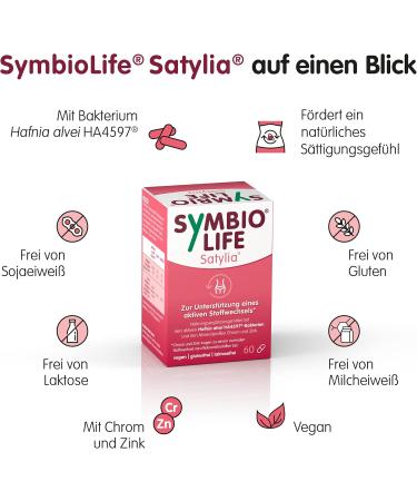 Symbiolife Satylia - 60 Capsules | Metabolism Booster & Appetite Control Supplement - Buy Online on GoSupps.com