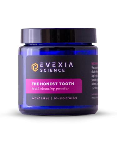The Honest Tooth Tooth Powder for Removing Plaque Guarding Enamel and Freshening Breath Tooth Powder with Baking Soda and Essential Oils Alkalizing Natural Toothpaste 2.8 oz