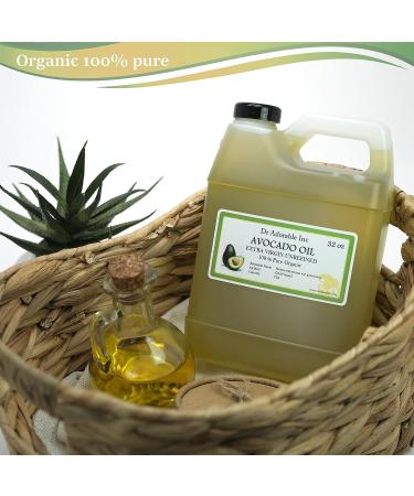 32 oz Premium Organic Cold Pressed Avocado Oil - Extra Virgin  Raw & Unrefined - Buy Online on GoSupps.com