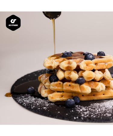 High Protein Waffles - Vanilla Flavor | Go Fitness Recipe | 12x50g Healthy Energy Bars for Muscle Building | 12g Protein per Bar - Buy Online on GoSupps.com