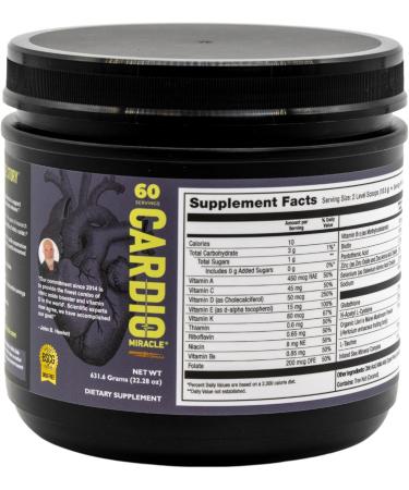 Cardio Miracle: Complete Nitric Oxide Solution with L-Arginine & Beetroot - 60 Servings - Buy Online on GoSupps.com