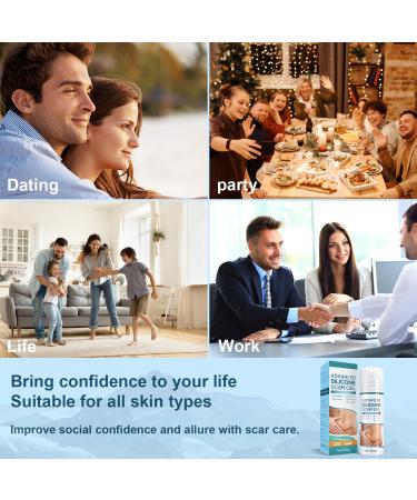 Advanced Scar Cream Silicone Scar Gel - White - 50ml - Buy Online on GoSupps.com