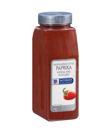 McCormick Culinary Hungarian Style Paprika, 18 oz - One 18 Ounce Container of Sweet Hungarian Paprika Powder for Culinary Professionals, Great for Rubs and Garnish 18 Ounce (Pack of 1) - Buy Online on GoSupps.com