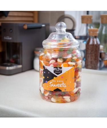 Mr Beez Sweets | Jelly Mix | Choice of Classic Retro Sweets Available | 24x14cm | 1700 Grams - Buy Online on GoSupps.com