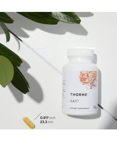 Thorne S.A.T. - Silymarin Artichoke and Turmeric Extracts for Liver Support - 60 Capsules - 60 Servings - Buy Online on GoSupps.com