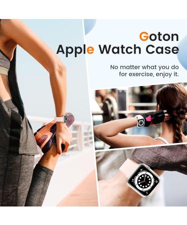 2 Pack Goton Clear Soft TPU Bumper Case for Apple Watch 40mm SE/Series 6/5/4 - Shockproof Edge Cover Protector - No Screen Protector Included - Buy Online on GoSupps.com