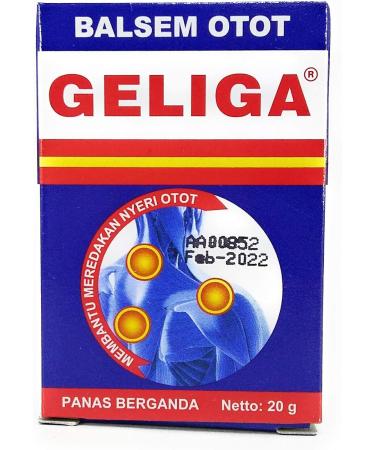 Geliga Muscular Balm with Repeated Heat 20 Gram by Geliga - Buy Online on GoSupps.com