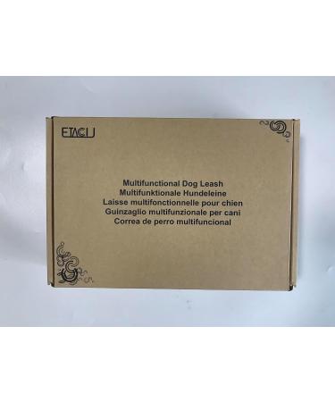 ETACCU Hands Free Dog Lead Waist Belt Leash with Reflective Stitching - Adjustable 9.8ft Double Lead for Running, Walking, Hiking - Black | Large Size 100lbs - Buy Online on GoSupps.com