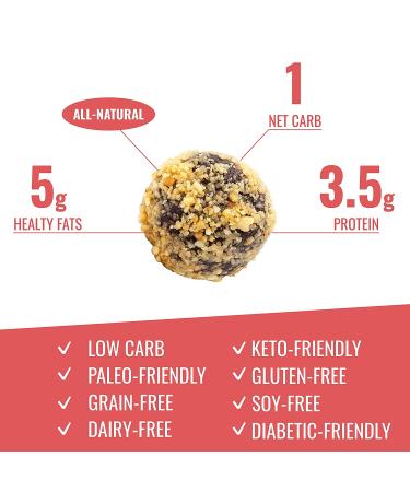 Kalifornia Keto Fat Bomb Mix - Low Carb, Sugar Free Keto Snacks, Gluten Free, Dairy Free, Soy Free, Grain Free (Peanut Butter Chocolate) - 4.2 oz, 12 Bites - Buy Online on GoSupps.com