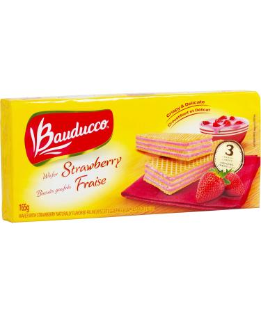 Bauducco Strawberry Wafers 165 Grams 165 g (Pack of 1) - Buy Online on GoSupps.com